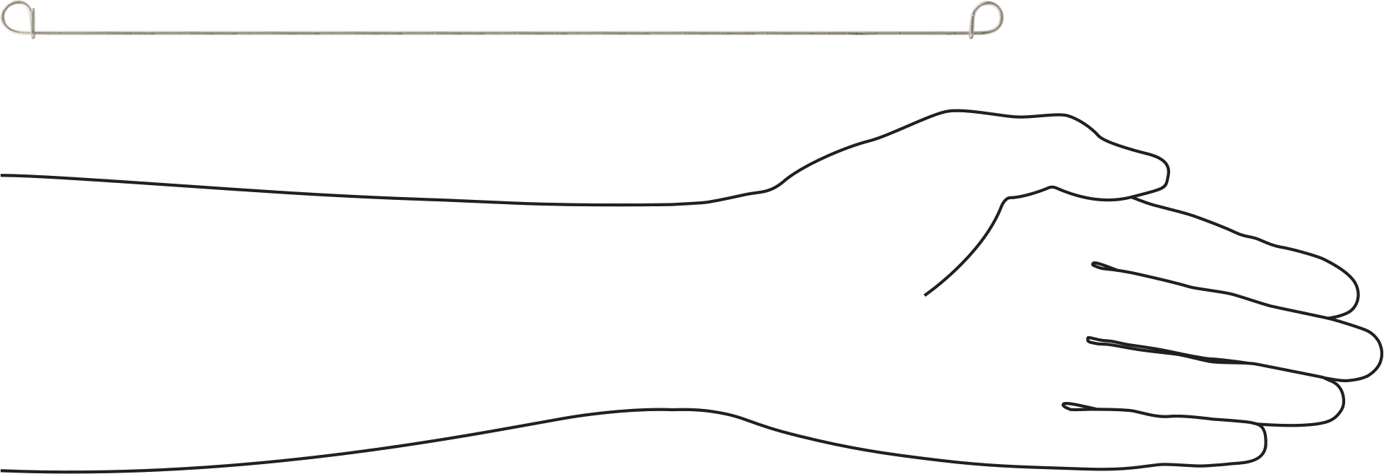 Çift Döngü Uçlu Bükümlü Bağ, Galvanizli 18 Gauge Çelik, 12" Uzunluk