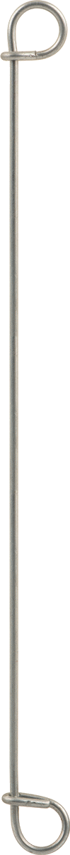 Çift Döngü Uçlu Bükümlü Bağ, Galvanizli 16 Gauge Çelik, 6 inç Uzunluk