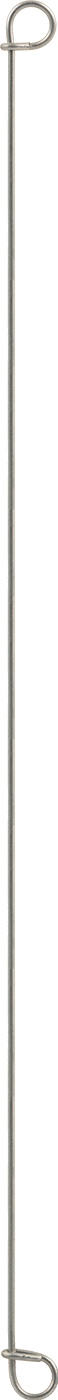 Çift Döngü Uçlu Bükümlü Bağ, Galvanizli 16 Gauge Çelik, 12" Uzunluk