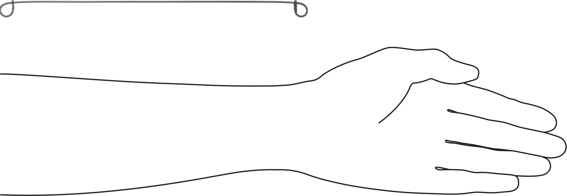 Çift Döngü Uçlu Bükümlü Bağ, 16 Gauge Siyah Oksit Çelik, 9" Toplam Uzunluk