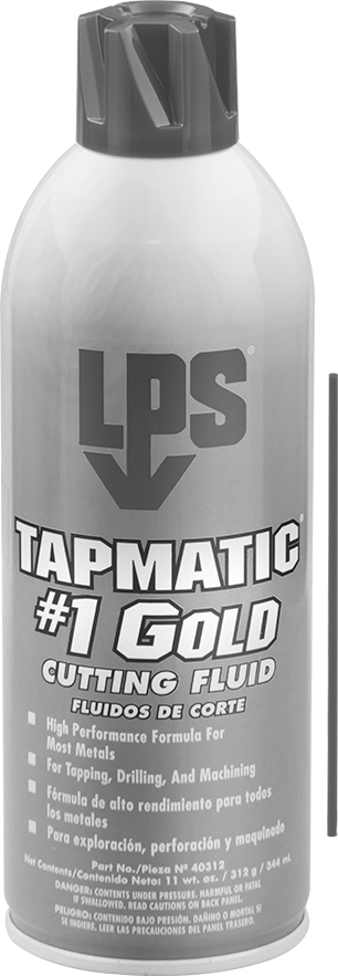 Frezeleme, Tornalama, ve Testere Yağlayıcı, LPS Tapmatic #1 Gold, 11 oz. Aerosol Kutusu