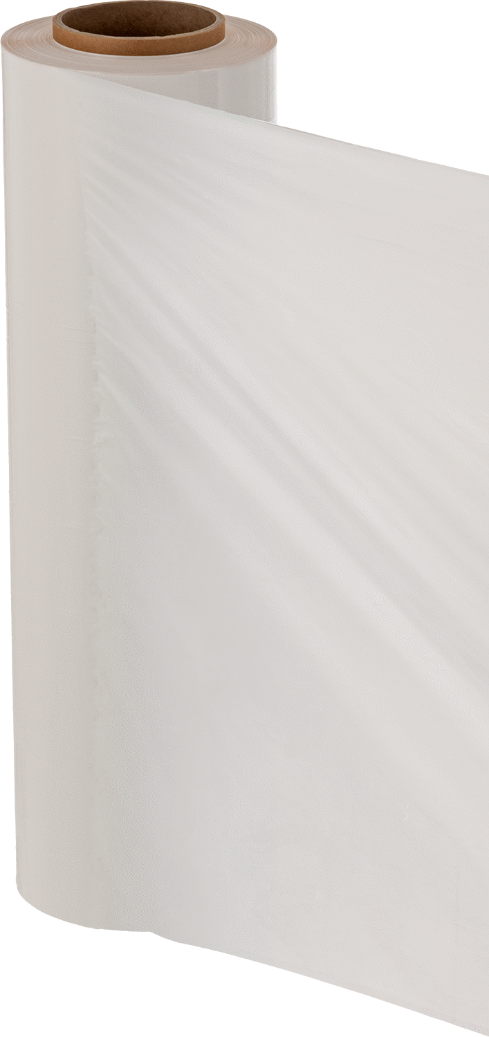 Streç Sarma, Opak Beyaz, 18" Genişlik, 80 Gauge