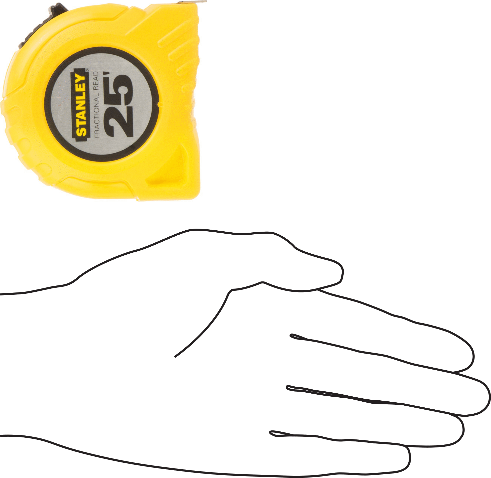 Stanley Şerit Metre, Model Numarası 30-454, 25 Fit Uzunluk