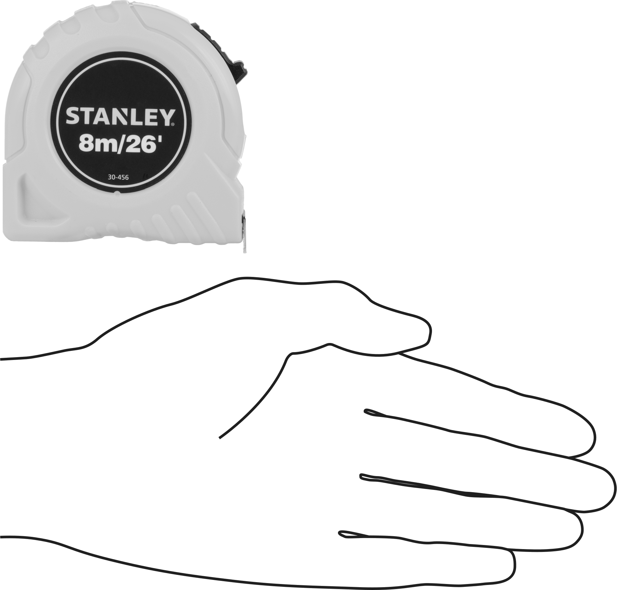 Stanley Şerit Metre, Model Numarası 30-456, 26 Fit/8 M Uzunluk