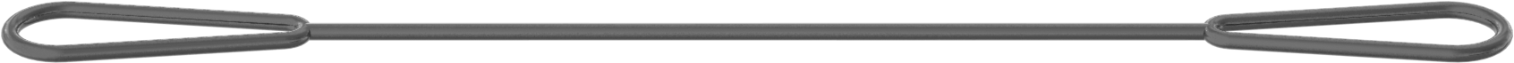 Naylon İp - Kaldırma Amaçlı Değildir, Halkalı x Halkalı, 8" Uzunluk