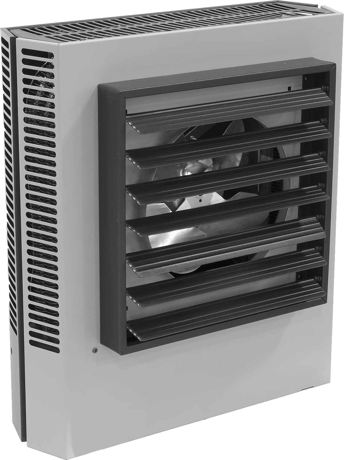 Tavan ve Duvar Montajlı Geniş Alan Isıtıcı, Elektrikli, 208V AC/240V AC, 25600 Btu/hr.
