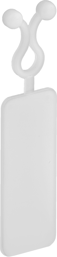 Naylon Bükümlü Bağ, Maksimum 3/8" Demet Çapı için Etiketli, 3" Uzunluk