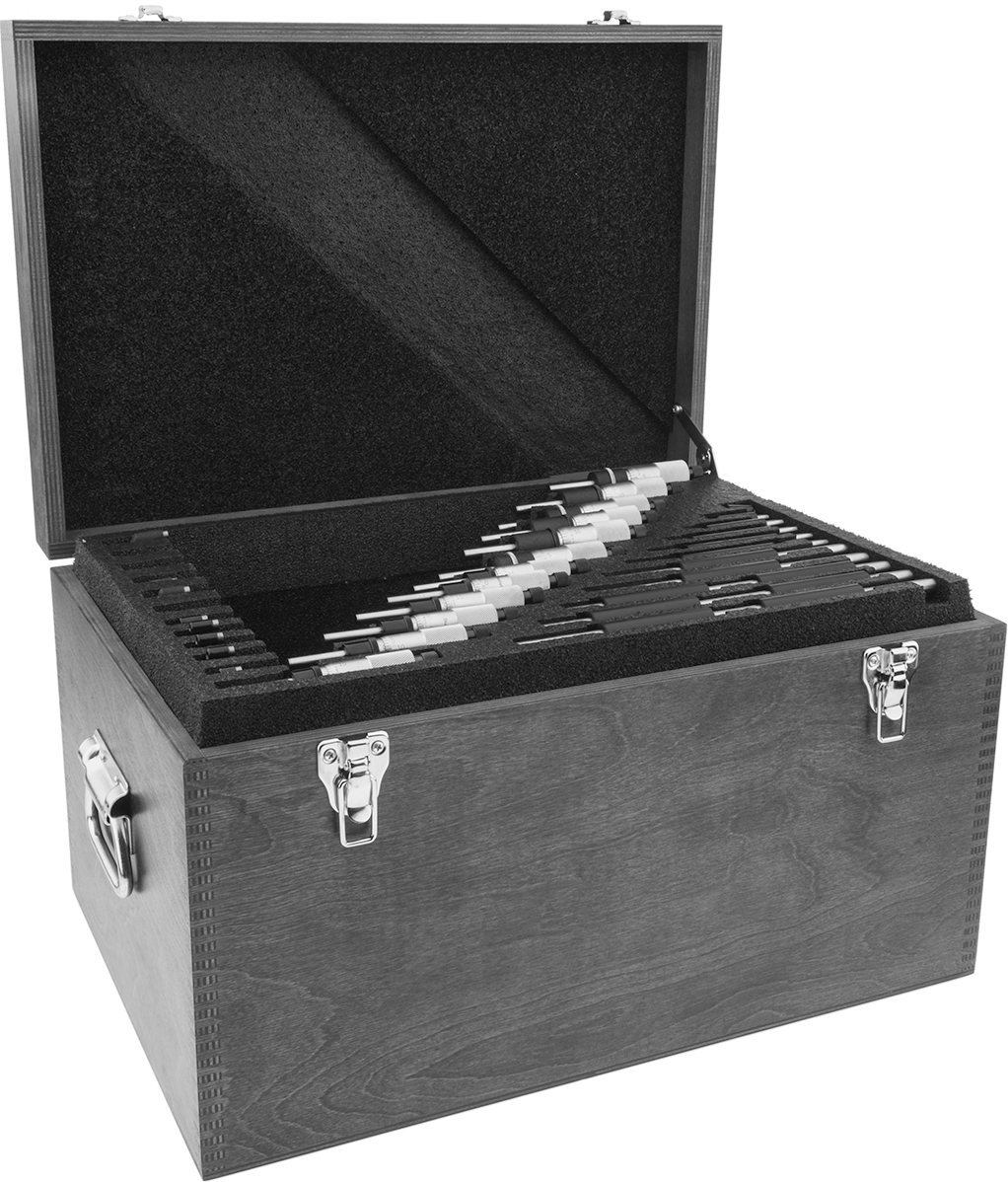 Twelve Micrometer Set
