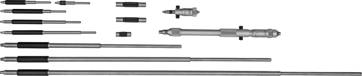 Starrett İç Delik Mikrometresi, Model Numarası 124Dz, 2“ ila 32” Ölçüm Aralığı