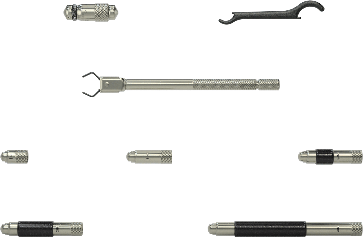 Starrett İç Delik Mikrometresi, Model Numarası 823AZ, 1,5 inç ila 8 inç Ölçüm Aralığı