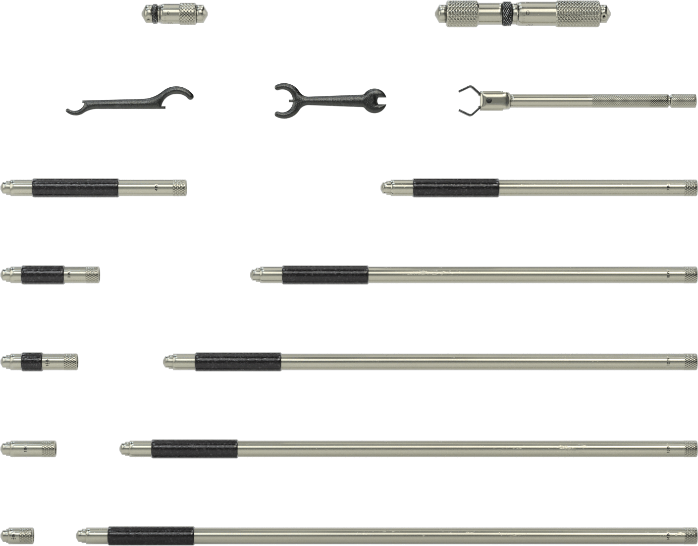 Starrett İç Delik Mikrometresi, Model Numarası 823Fz, 1,5“ ila 32” Ölçüm Aralığı