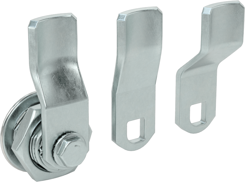 Altıgen Tahrikli Kam Kilidi, Sabit kilitleme, Krom Kaplı Çinko, 1/4" Maksimum Kalınlık için