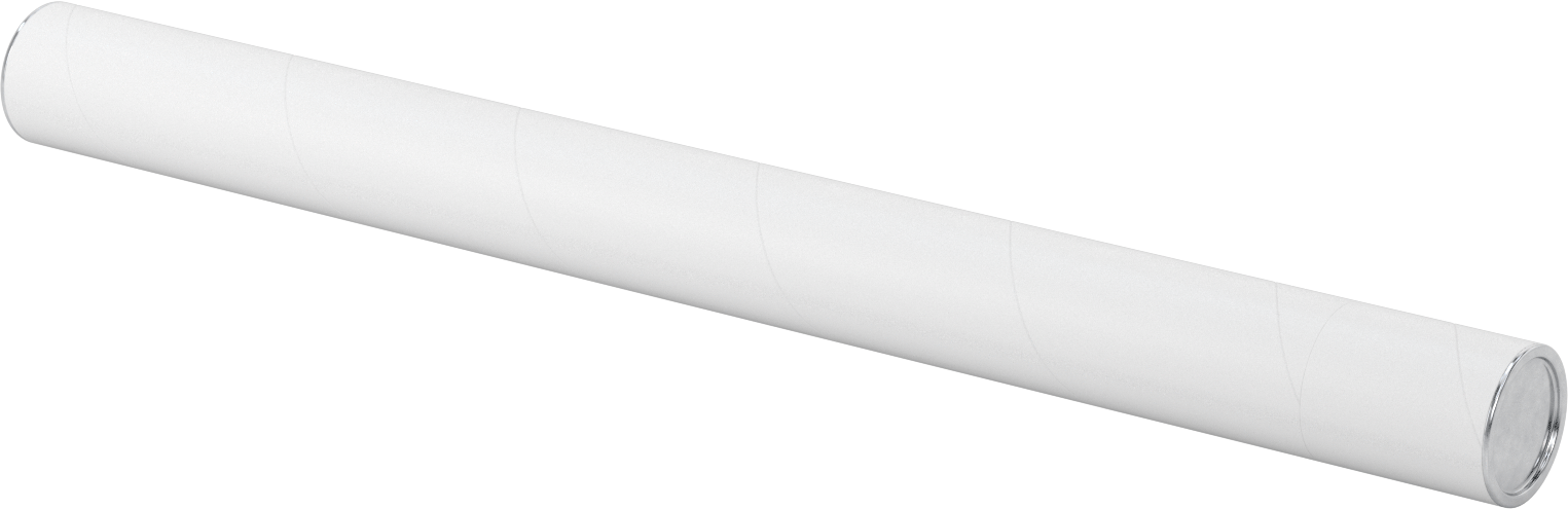 Yuvarlak Nakliye Tüpü, Glice Takılan Uç Kapaklı, 2-7/8" ID, 36" İç Uzunluk