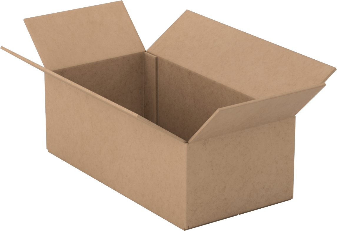Standart Karton Nakliye Kutuları, 12“ x 6” x 4" İç Boyut