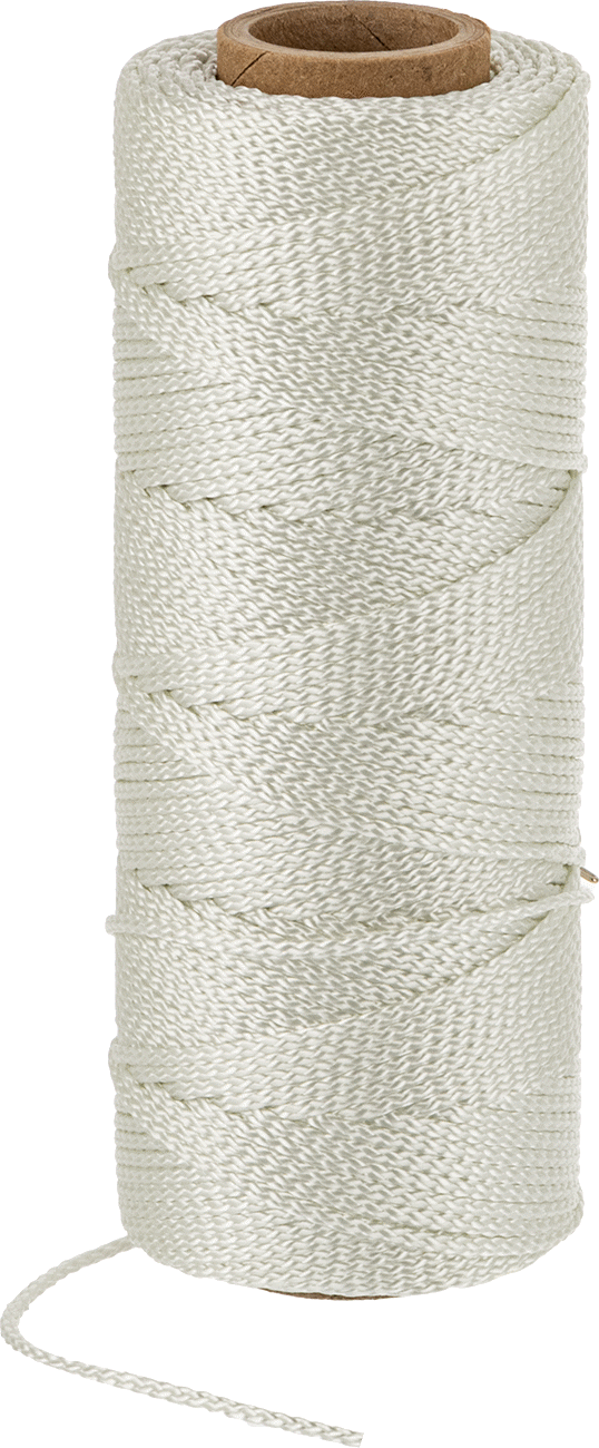 Aşınmaya Dayanıklı Yüksek Mukavemetli İp, 1/2 lb. Boru, 0,073 inç Çap, Beyaz