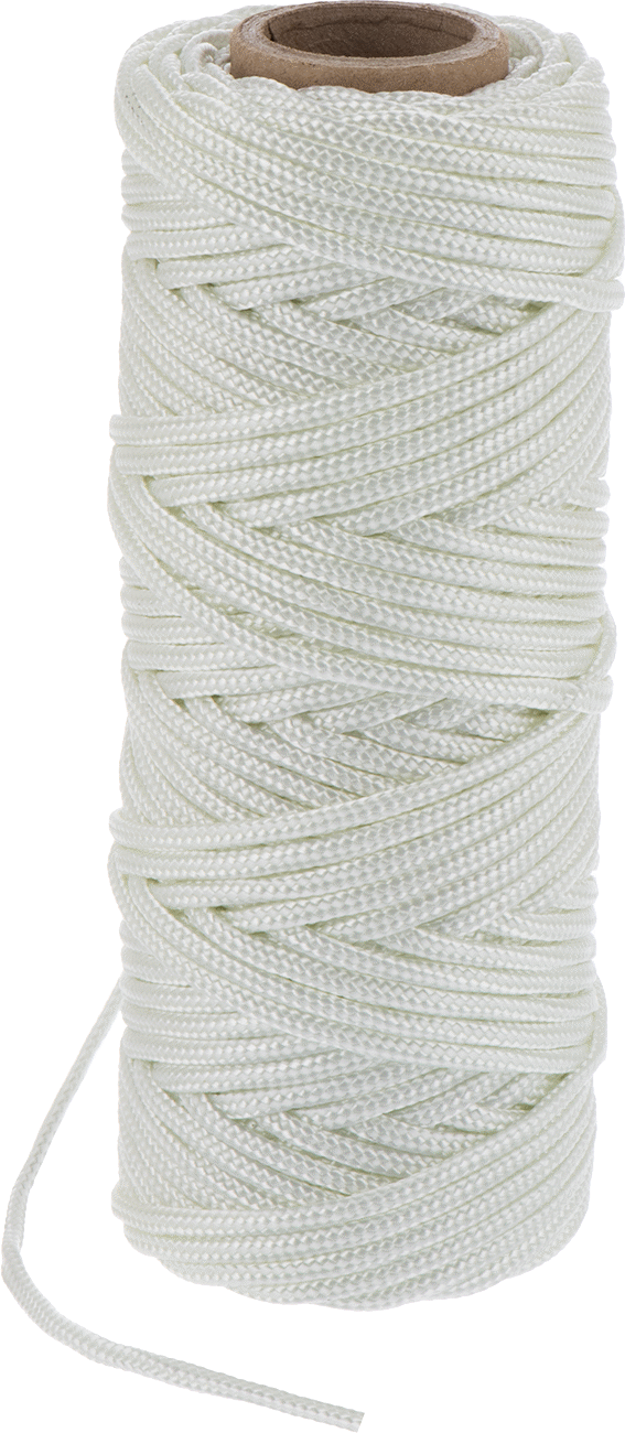 Aşınmaya Dayanıklı Yüksek Mukavemetli İp, 1/2 lb. Boru, 0,103 inç Çap, Beyaz