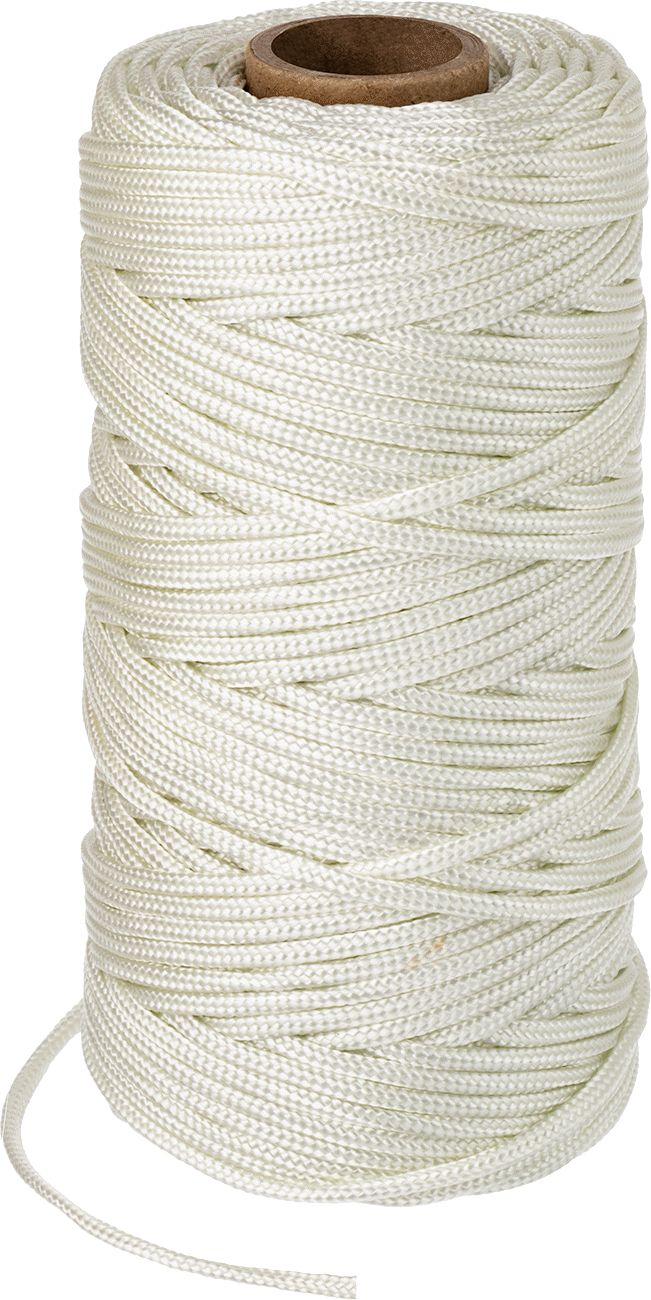 Aşınmaya Dayanıklı Yüksek Mukavemetli İp, 1 lb. Tüp, 0,103 inç Çap, Beyaz