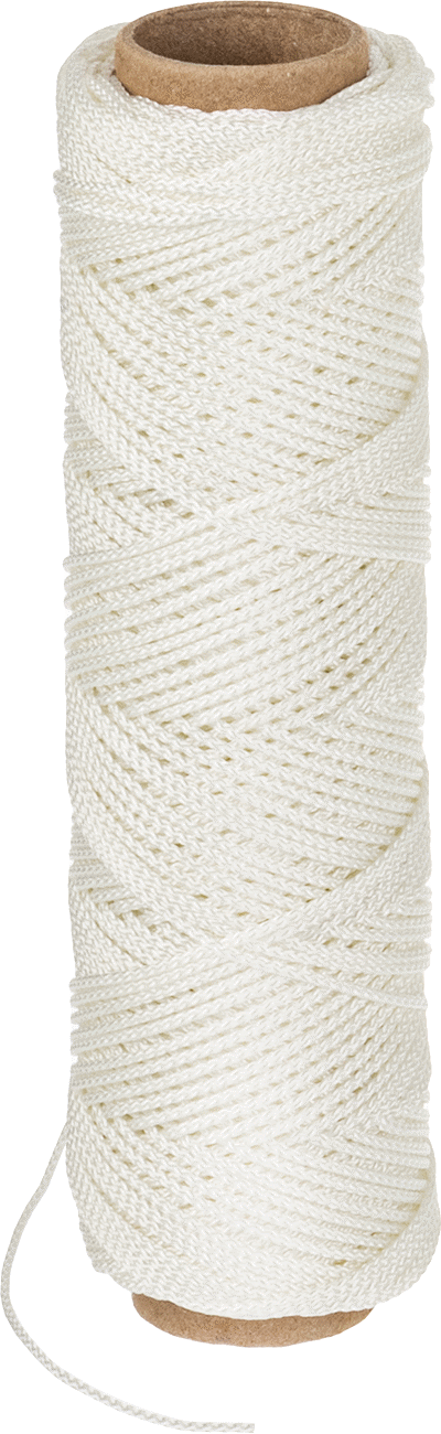 Aşınmaya Dayanıklı Yüksek Mukavemetli İp, 1/2 lb. Boru, 0,046 inç Çap, Beyaz