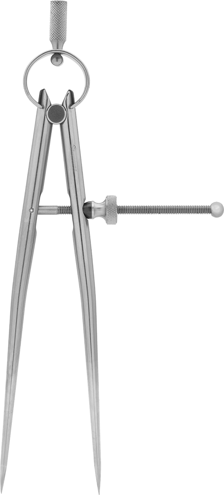 Starrett Çizim Pergeli, 6" Maksimum Daire Çapı