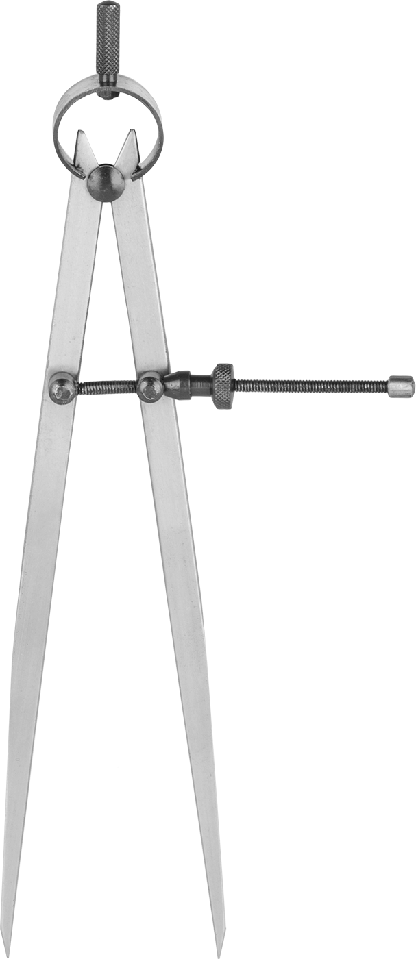 Çelik Çizim Pergeli, 8" Maksimum Daire Çapı
