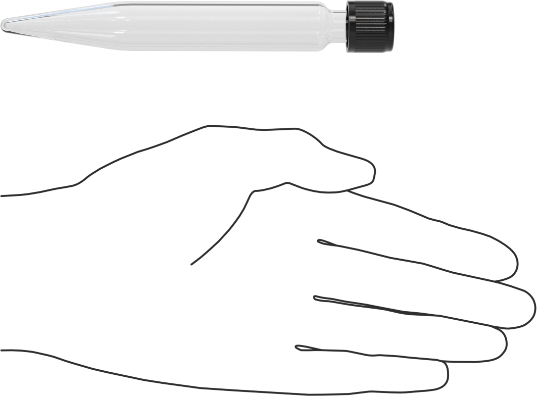 Borosilicate Glass Centrifuge Tube, 15 ml/0.5 FL oz Capacity 