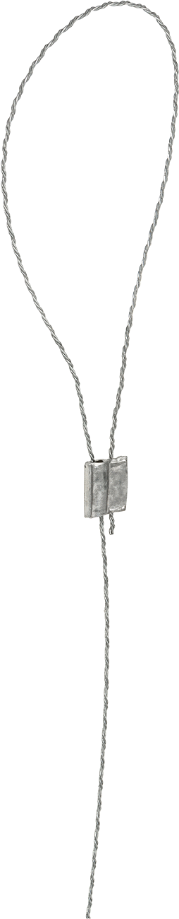 Tel Kurcalanmayı Gösteren Mühürler, Alüminyum 15/32“ x 3/8” Kilit, Galvanizli Çelik Tel, 12 inç Açık Uzunluk