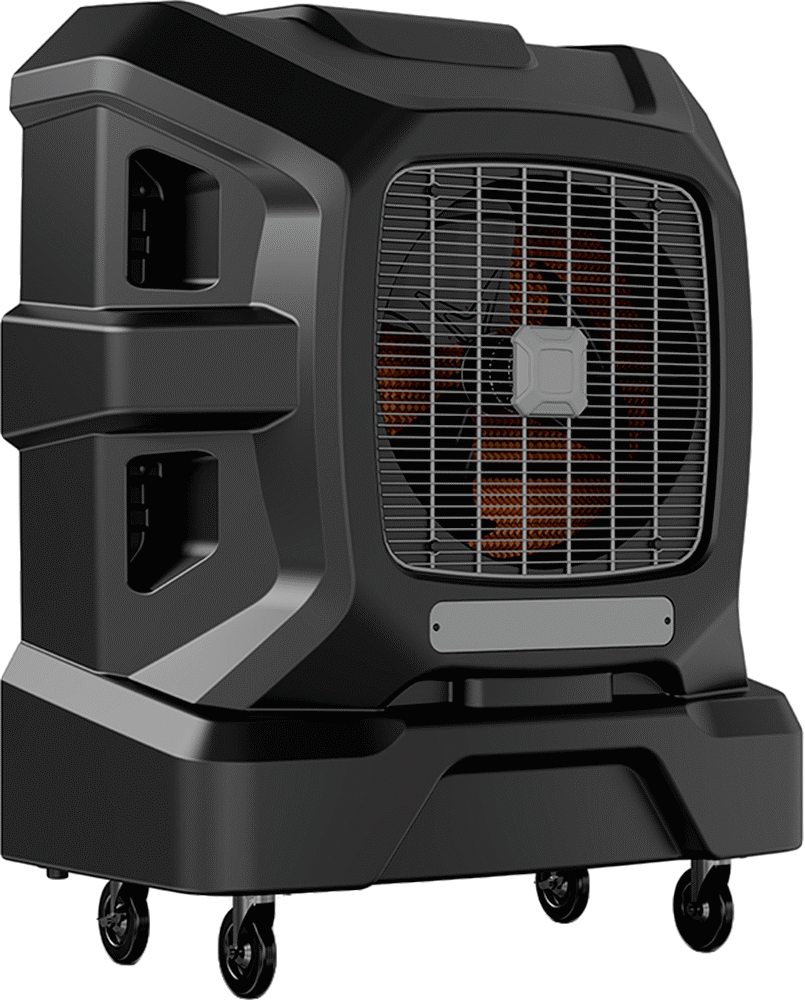 Mobil Evaporatif Hava Soğutucu, 24" Çaplı Bıçak, 6700 CFM, 120V AC