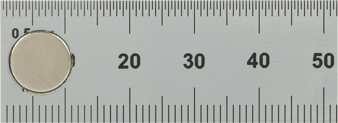 Manyetik Yüksek Hassasiyetli Cetvel, Soldan Sağa Okuma, 6"/150 mm Uzunluk