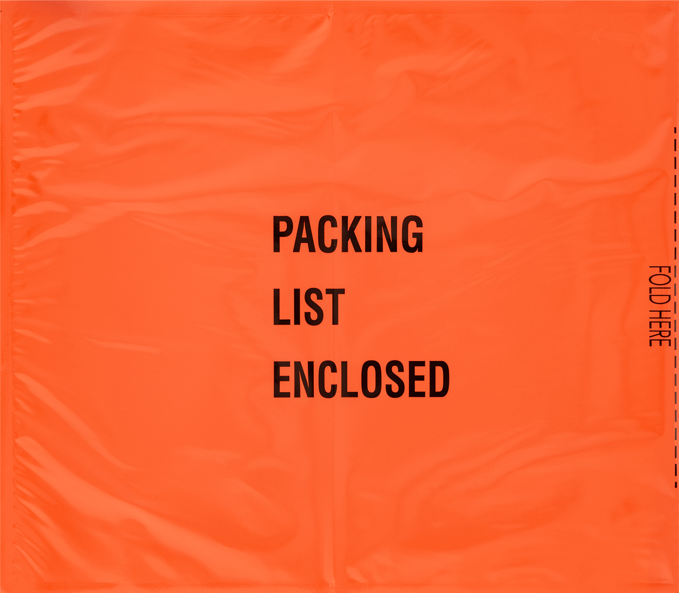 Paket Fişi Kılıfı, Açık Uçlu, Paket Listesi Ekteki Mesaj, 10" x 8-1/2"