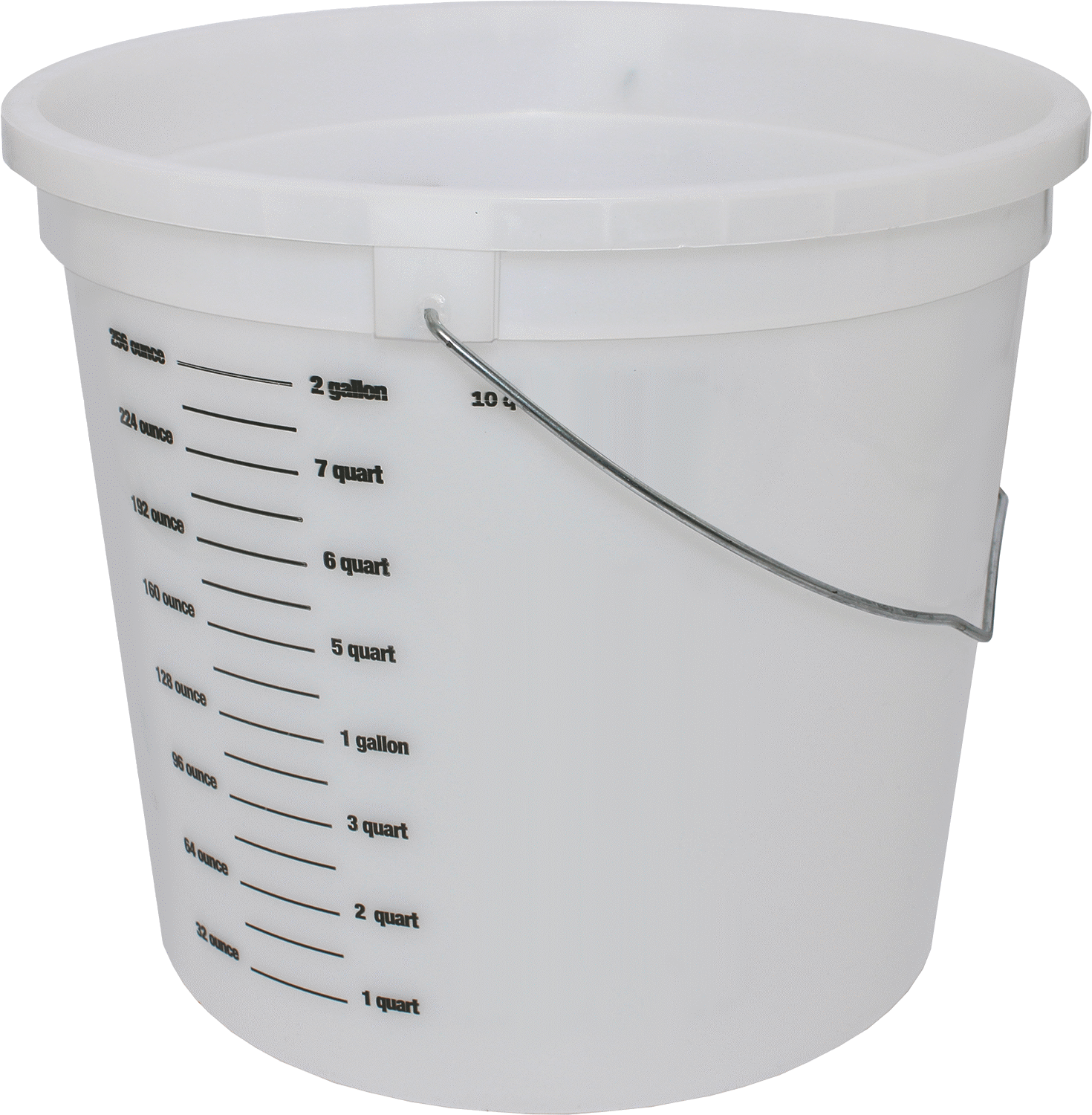 Tek Kullanımlık Kova, HDPE Plastik, 2-1/2 Galon Kapasite