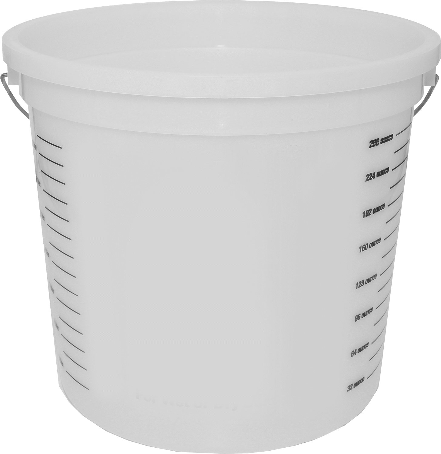 Tek Kullanımlık Kova, HDPE Plastik, 2-1/2 Galon Kapasite