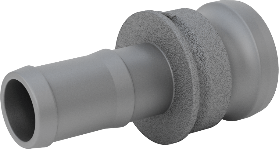 Eloksallı Alüminyum Kam ve Yivli Hortum Bağlantısı, 2 Numaralı, Plug, 1-1/2" Hortum İç Çapı