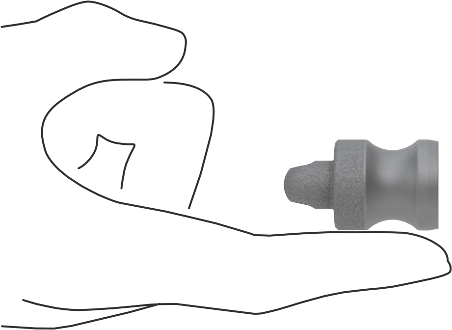 Eloksallı Alüminyum Kam ve Yivli Hortum Bağlantısı, 1/2 numaralı, Plug