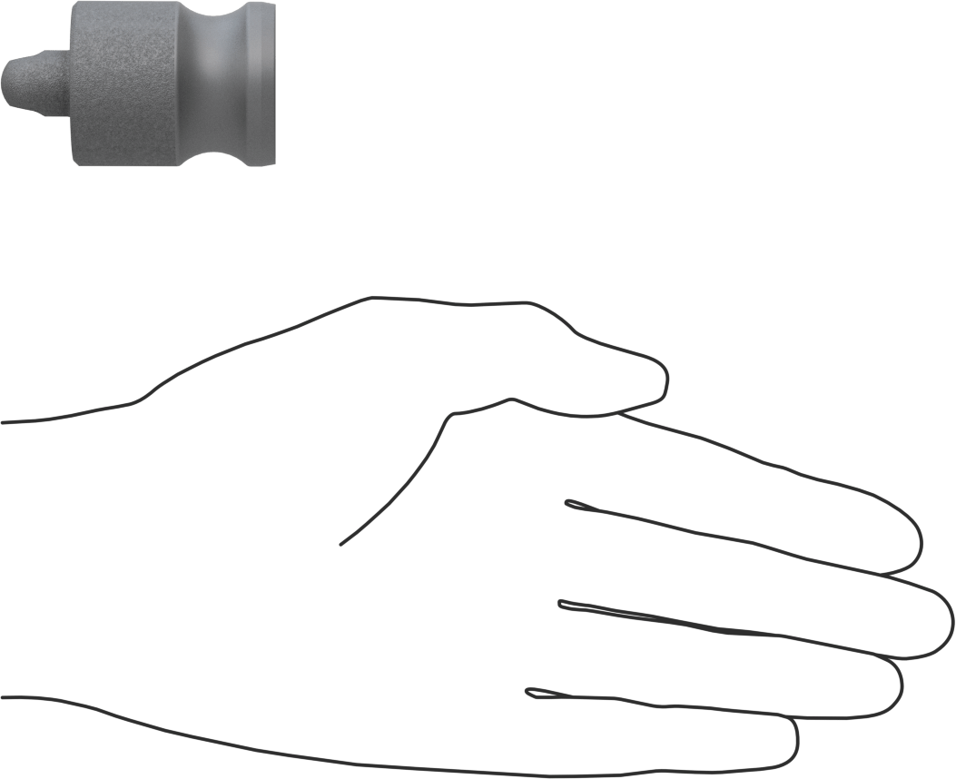 Eloksallı Alüminyum Kam ve Yivli Hortum Bağlantısı, Boyut 3/4, Plug