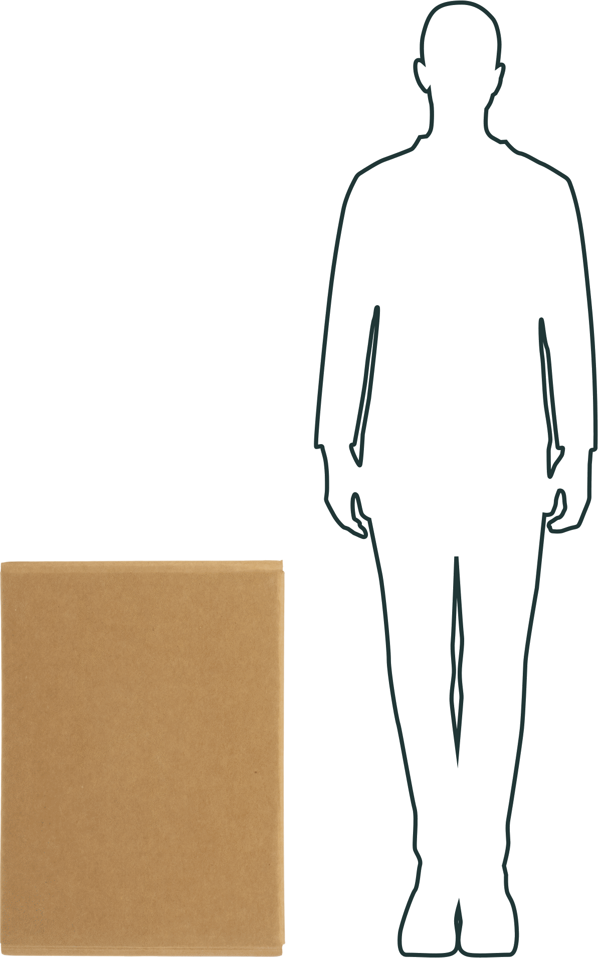 Ağır Hizmet Tipi Karton Nakliye Kutusu, 24“ Uzunluk x 18” Genişlik x 18" Yükseklik İç Boyut