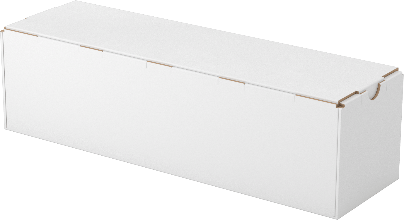 Kare Nakliye Tüpü, 5“ Genişlik x 5” Yükseklik x 18" İç Boyut Uzunluğu