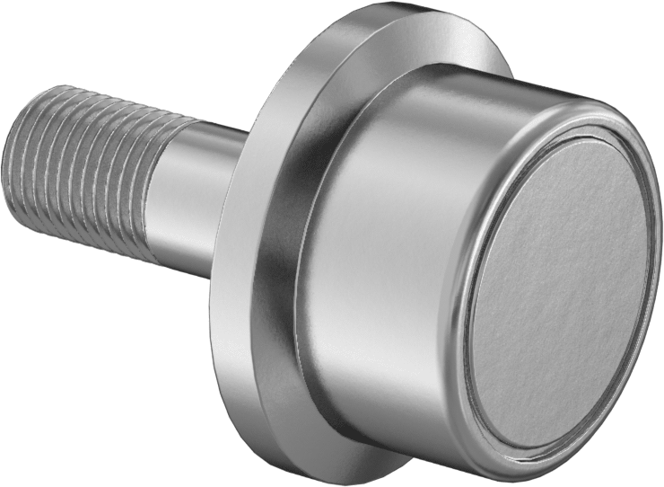Flanşlı Dişli Ray Makarası, 440C Paslanmaz Çelik, 1-1/4" Silindir Çapı, 13/16" Makara Genişliği