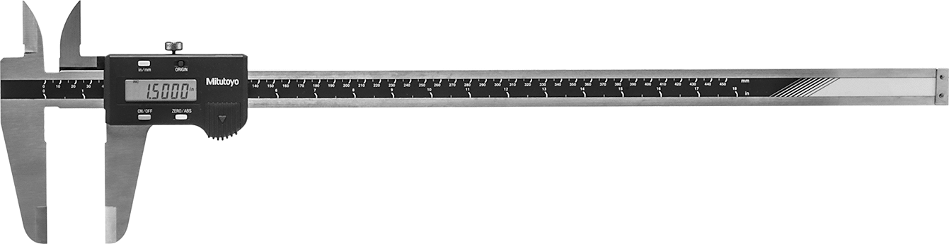 Mitutoyo Dijital Kaliper, SPC Veri Çıkışı ile, 24,75" Toplam Uzunluk, Model 500-505-10