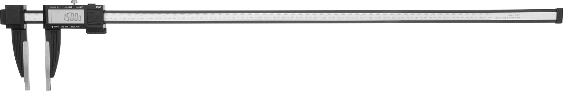 Dijital Kaliper, Soğutucuya Dayanıklı, Karbon Fiber Gövde, 0“ ila 40” Aralık