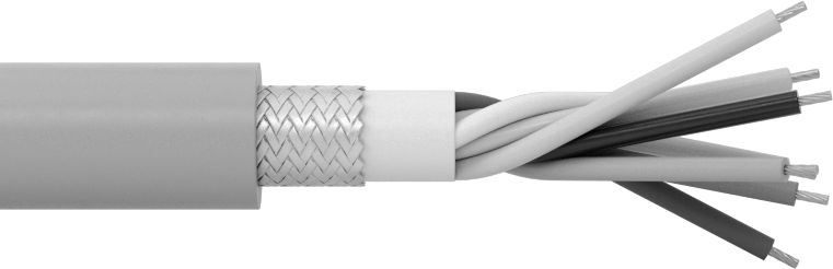 Sürekli Esnek Veri İletişim Kablosu, Sekiz Adet PVC Yalıtımlı 24 AWG Tel