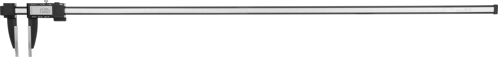 Dijital Kaliper, Soğutucuya Dayanıklı, Karbon Fiber Gövde, 0“ ila 60” Aralık
