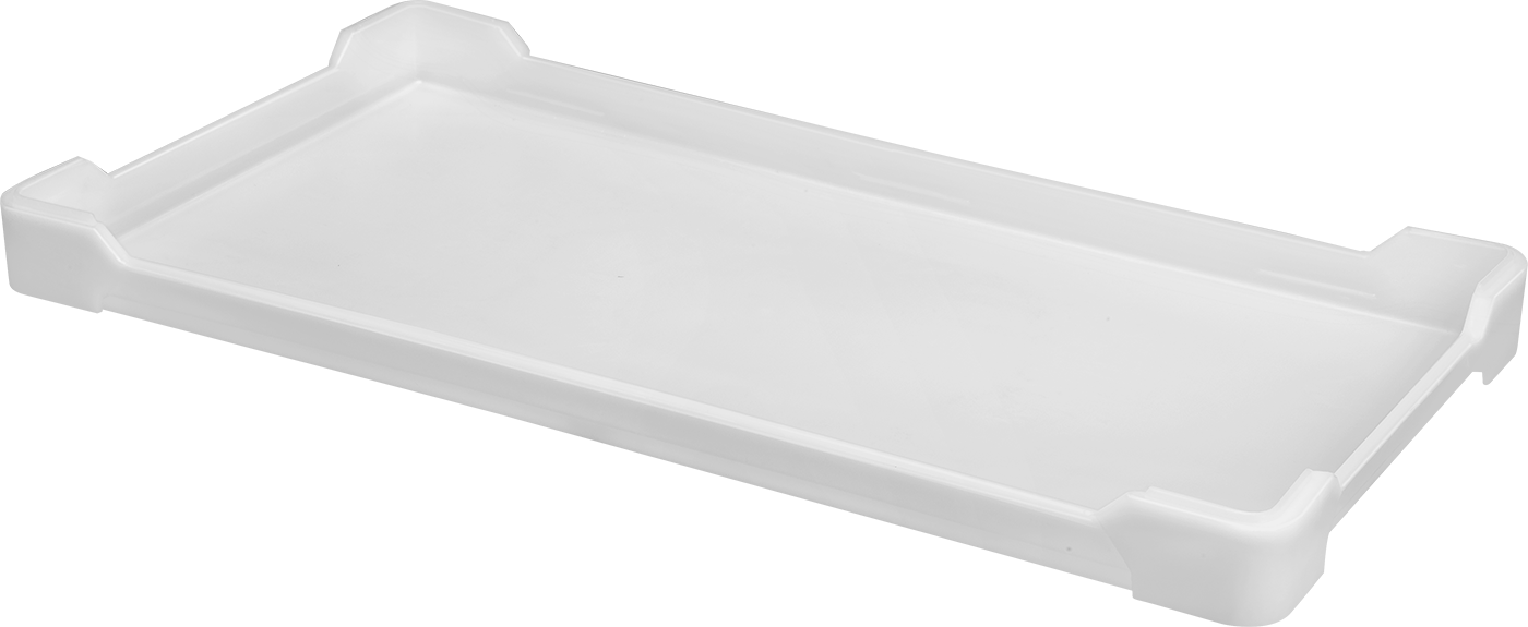 Leke Tutmaz ve Yapışmaz Plastik Tava, 30-1/2" Uzunluk, 16-1/4" Genişlik, 2-1/2" Yükseklik