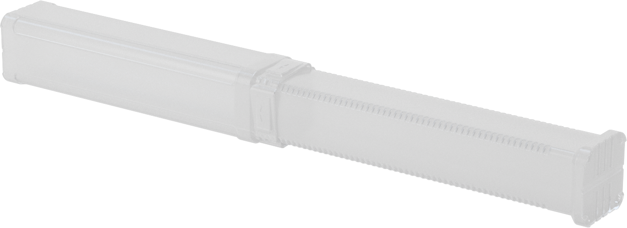 Uzunluğu Ayarlanabilir Nakliye Tüpü, Bükümlü Kilit, 1,26“ Kare x 8” ila 14" İç Uzunluk