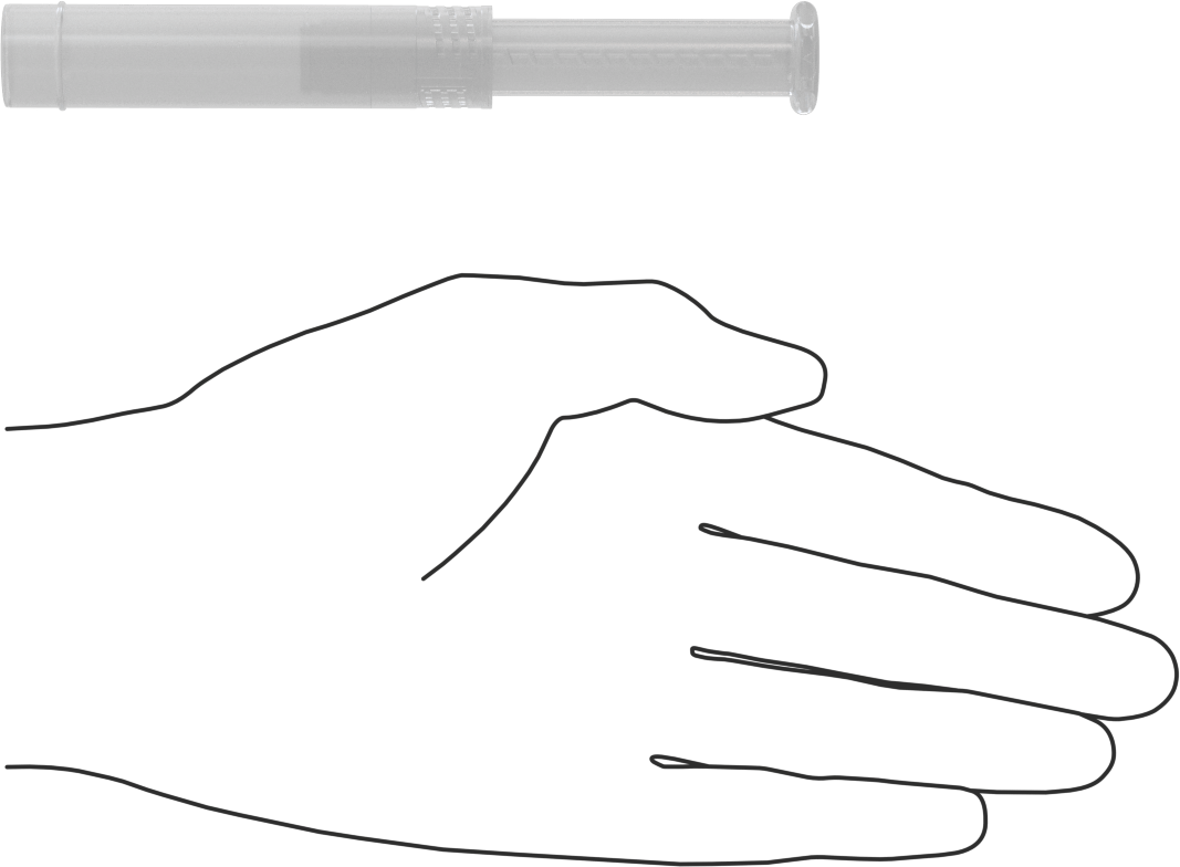 Uzunluğu Ayarlanabilir Nakliye Tüpü, Yuvarlak, Bükümlü Kilit, Şeffaf, 0.39" ID, 3“-5” İç Uzunluk