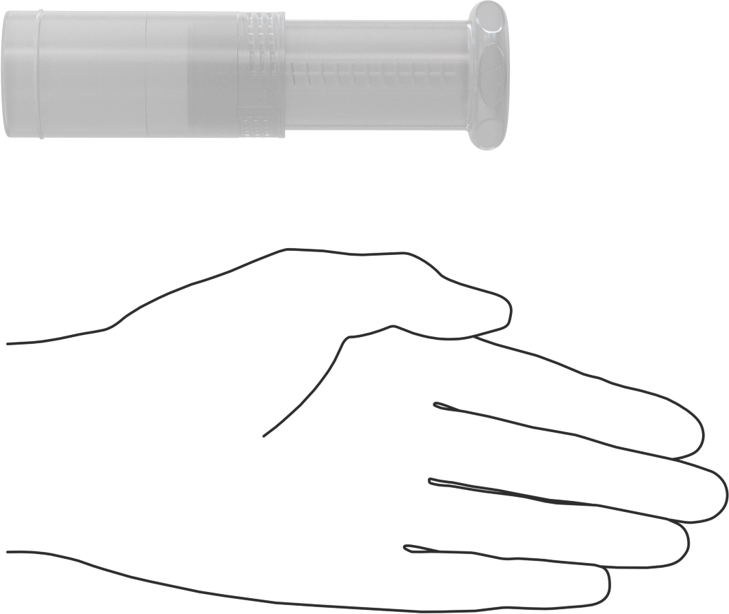Uzunluğu Ayarlanabilir Nakliye Tüpü, Yuvarlak, Bükümlü Kilit, Şeffaf, 1.02" ID, 3“-5” İç Uzunluk