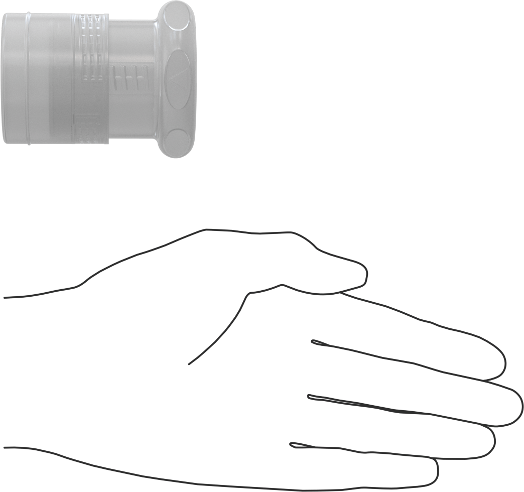 Uzunluğu Ayarlanabilir Nakliye Tüpü, Yuvarlak, Bükümlü Kilit, Şeffaf, 1.58" ID, 2“-3” İç Uzunluk