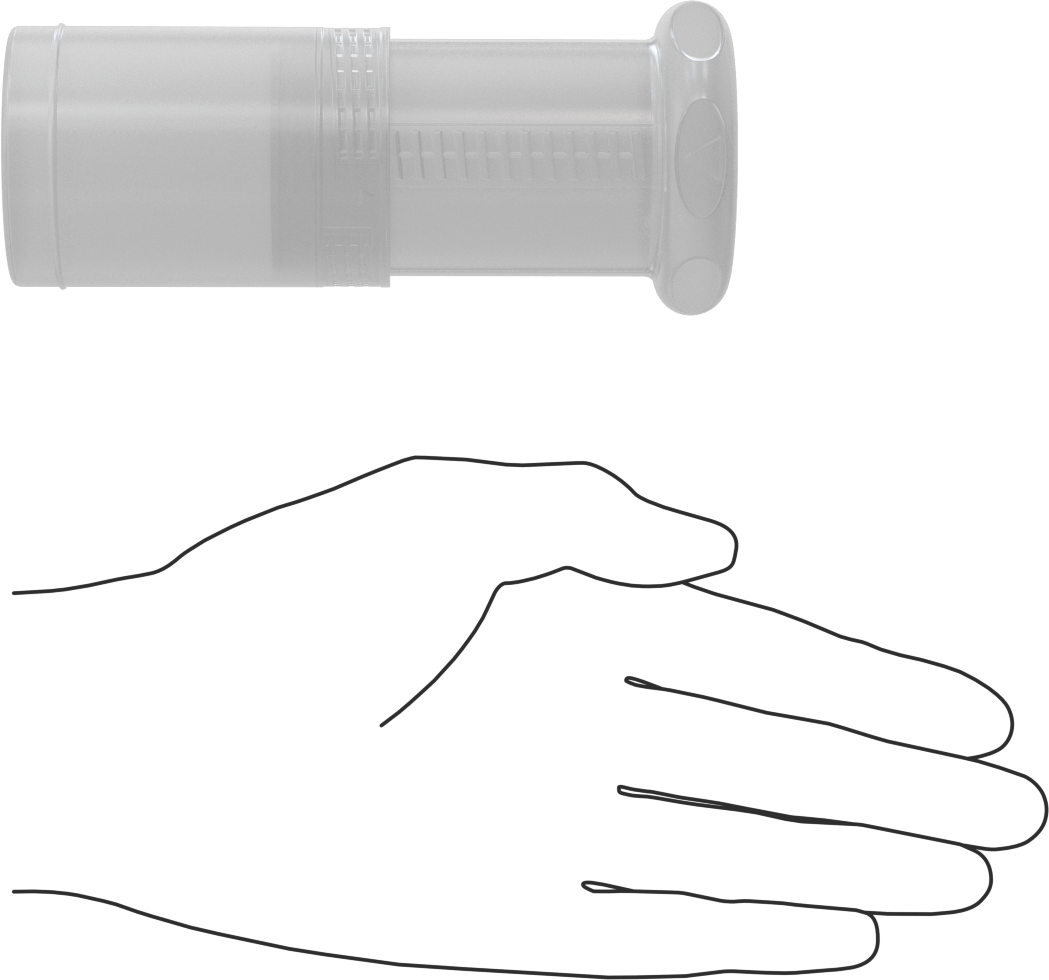 Uzunluğu Ayarlanabilir Nakliye Tüpü, Yuvarlak, Bükümlü Kilit, Şeffaf, 1.58" ID, 3“-5” İç Uzunluk