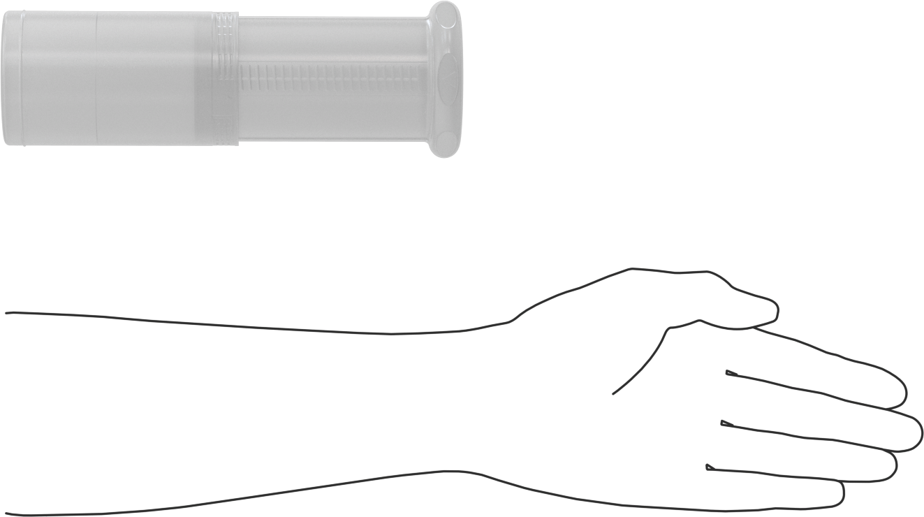 Uzunluğu Ayarlanabilir Nakliye Tüpü, Yuvarlak, Bükümlü Kilit, Şeffaf, 2.17" ID, 5“-8” İç Uzunluk