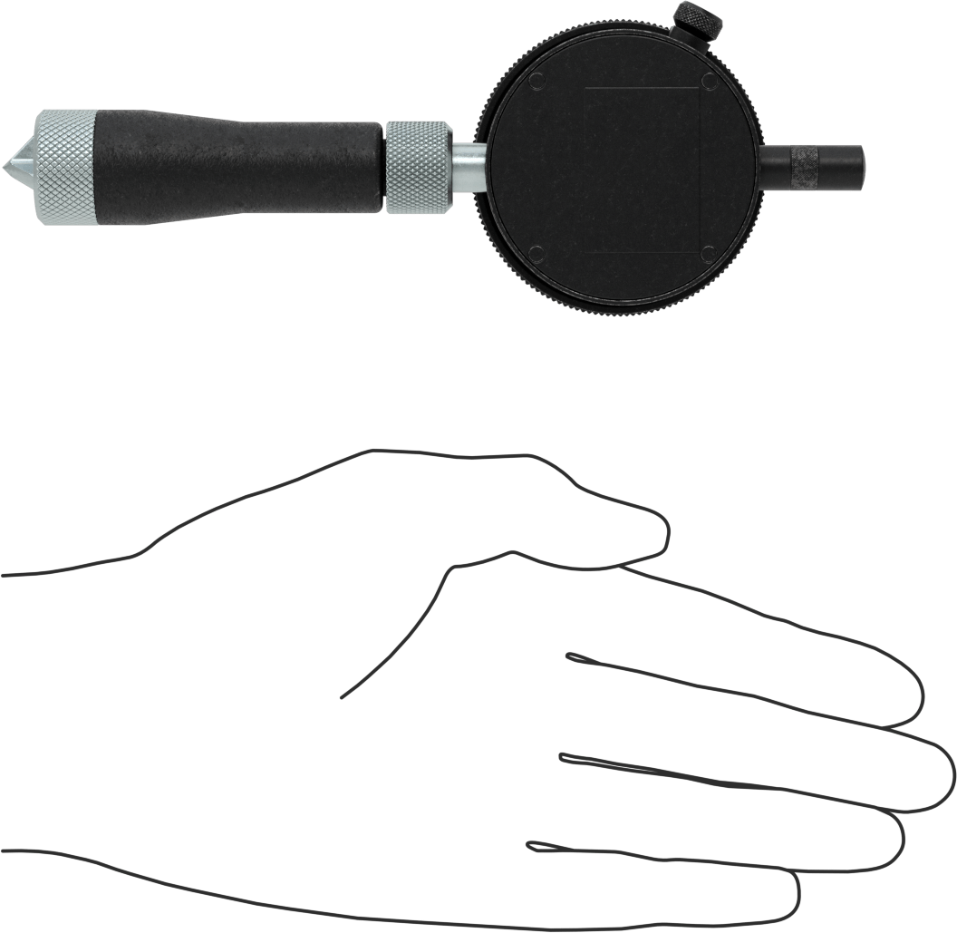 Starrett Ölçer, Model 683-2Z Pah Ölçer, 0“ ila 0,5” Ölçüm Aralığı
