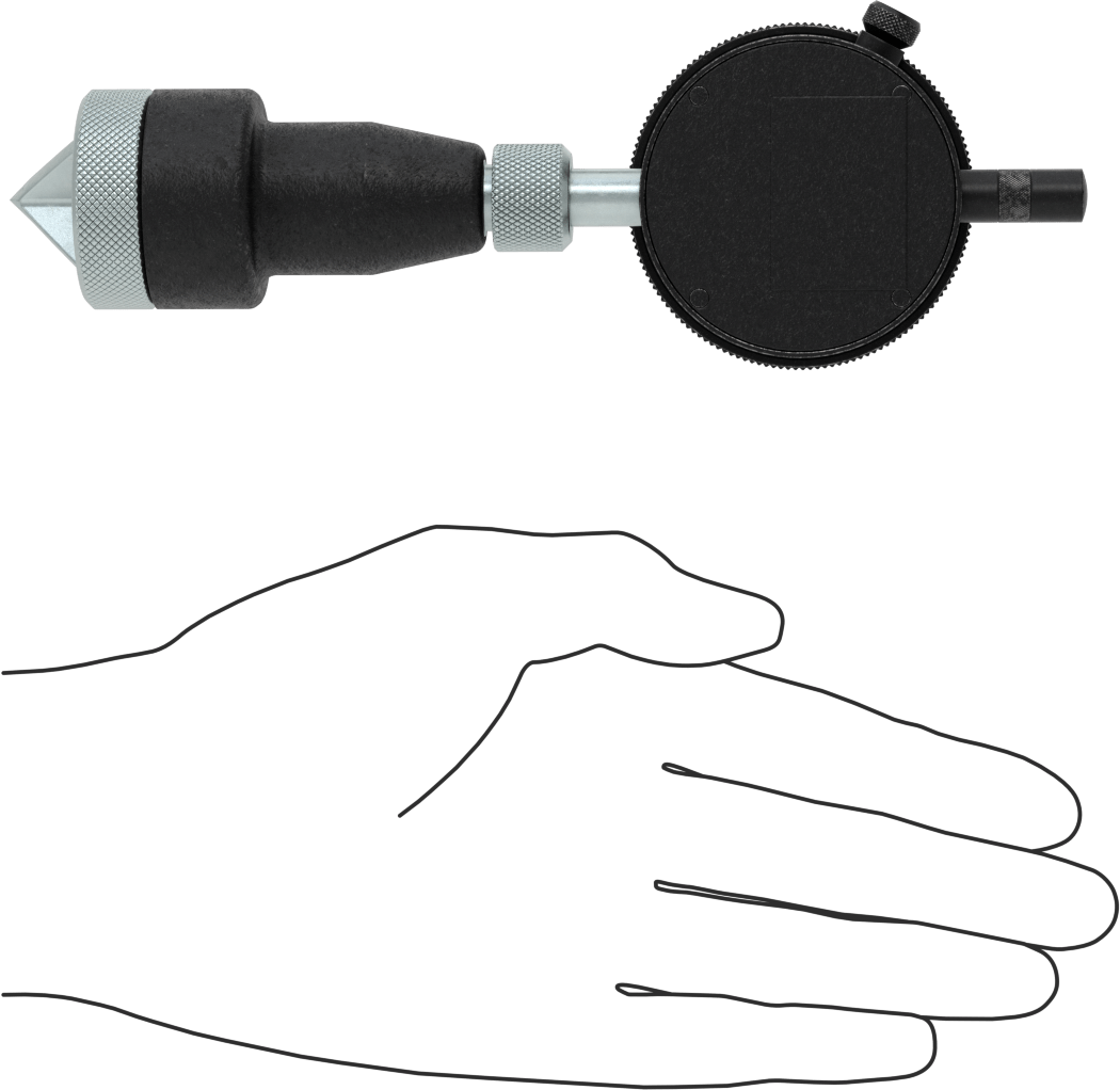 Starrett Ölçer, Model Numarası 683-3Z Pah Ölçer, 0“ ila 1” Ölçüm Aralığı